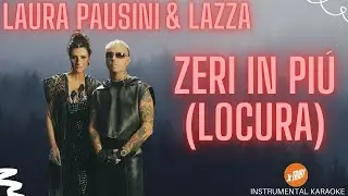 Zeri in più (Locura) - Lazza, Laura Pausini (Karaoke) #karaoke