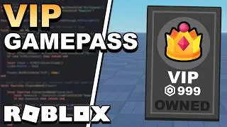 How To Make A VIP GAMEPASS - Roblox Scripting Tutorial
