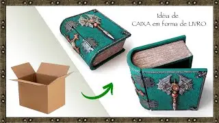 Idéia de CAIXA LIVRO estilo MEDIEVAL | Adaga medieval