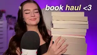 ASMR cozy book haul 💜 books sent from my subscribers!!