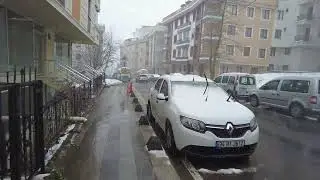 Istanbul Winter Snow March