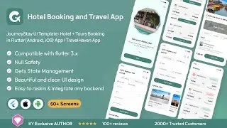 Hotel + Tours Booking in Flutter(Android, iOS) App