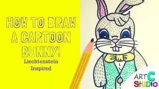How to draw a cartoon bunny!!