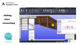 Steel connection:Apex Haunch connection in Advance Steel 2021