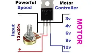 DC Motor Speed Controller Circuit | How to Make a Motor Speed Controller