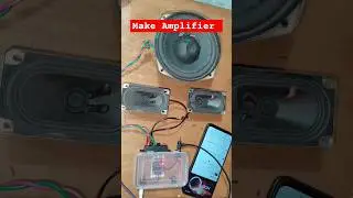 how to make amplifier at home #technicalankur #experiment #12voltbattery #hindi #electrical