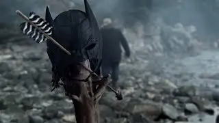 Oliver Escapes From Lian Yu (Earth Two)/Batman Mask Scene || Arrow 8x01 Intro Scene 1080p