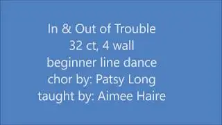 In & Out of Trouble line dance