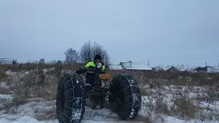 Лёгкий каракат по снегу 20