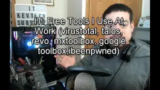 IT: Free Tools I Use At Work (virustotal, talos, revo, mxtoolbox, google toolbox,ibeenpwned)