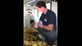 Fruit Ninja in Real Life