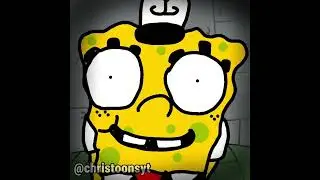 SpongeBob is Always Watching… 👁️👁️ #flipaclip #shorts