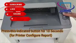 How to Print Configuration Report, Supplies & Error Report Easily | HP Mono LaserJet 107A printer