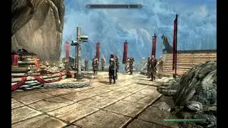 What happens if we shout at Kodlak funeral? - TESV Skyrim