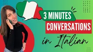 Role-Play dialogues - Learn ITALIAN in 3 MINUTES