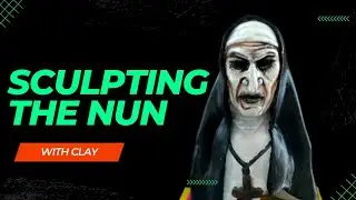 Making The Nun | Horror | #valak #diy#Clay Art