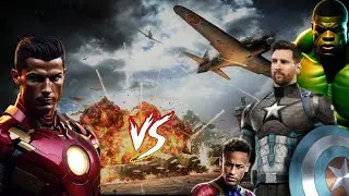 AI superhero Football players  #ironman #captainamerica #ai
