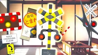 【anime】Railroad Crossing Encounters a Ninja at a Japanese Trick House.