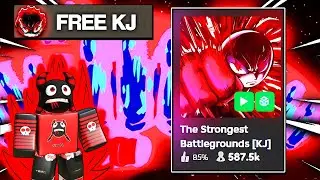 FREE KJ is Released *HOW To Get KJ for Free* in The Strongest Battlegrounds