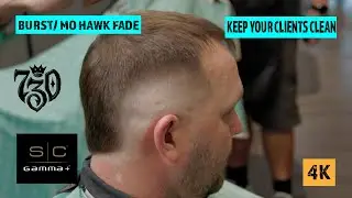 HOW TO DO A BURST FADE/ MO HAWK TUTORIAL / SKIN FADE TUTORIAL / BUZZ CUTS / HOW TO CUT HAIR
