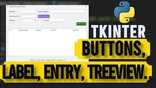 Python GUI Widgets Explained: Buttons, Labels, Entry, Treeview, Combobox, and More
