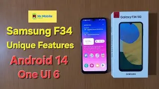 Samsung F34 | Android-14 | One UI 6 | Unique Features of Android 14 & One UI 6 |