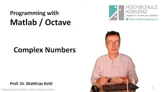 Programming with Matlab or Octave, Chap. 9: Complex numbers