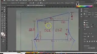 calcar  molderia en Illustrator para Optitex