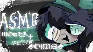 Sketching + Mouth sounds [ASMR]