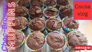 How to make Choc-Brownie Muffins | Cocoa vlog channel