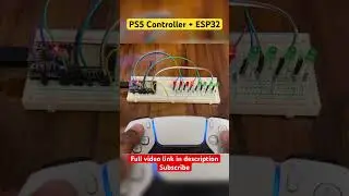 Connect PS5 Controller with esp32 #shorts #ps5 #hashincludeelectronics