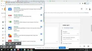 CARA MENAMBAH GADGET/WIDGET DI BLOG
