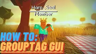 Roblox Studio: How To Make Group Tags | 2022