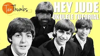 Hey Jude - The Beatles - Fingerstyle/Chord Melody Ukulele Tutorial with Tabs