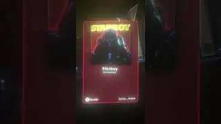 Starboy Spotify XML edit 