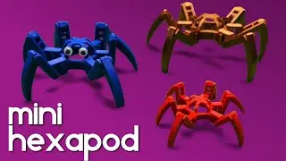How to make a 3d Printed Miniature Hexapod