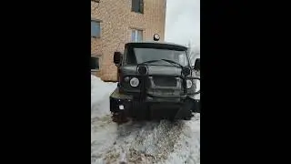 УАЗ буханка на гусеницах 