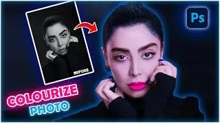 colorize black and white to color photo |how to change black and white to color | 