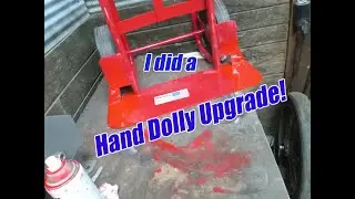 Widening a hand dolly for my church.