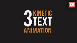 3 Kinetic Text Animation tutorial | Kinemaster