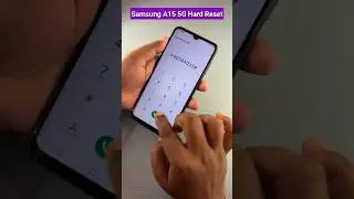 How to factory reset samsung a15 // pattern unlock 