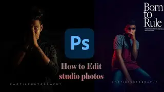 How to edit studio photos in photoshop tutorial | Step by step