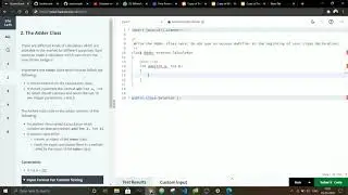 Hackerrank Java(basic) Skills Certification Solutions Adder Class in JAVA