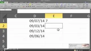 Excel extract day of a date