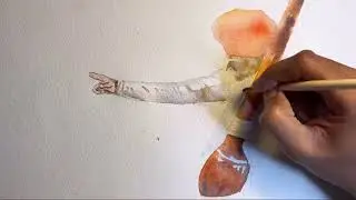 Watercolour painting process Timelapse | Pandharichi vari (pilgrimage) #varkari