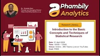 Intro to Statistics Basic Concepts and Research Techniques