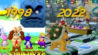 Evolution of all Mario Party Games from 1998 to 2022