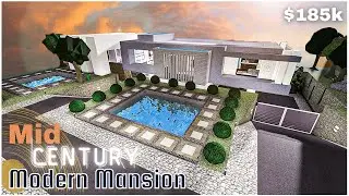 Bloxburg | Mid-Century Modern Mansion || Speedbuild [Roblox]