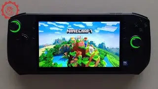 MSI Claw Minecraft Gameplay