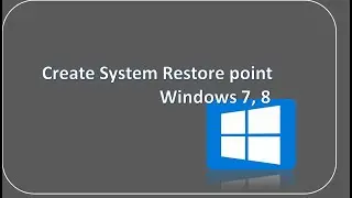 create system restore point windows 7, 8|guide topics